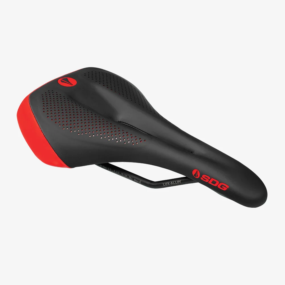 Siodełko damskie SDG ALLURE V2 Lux-Alloy Rails Black/Red