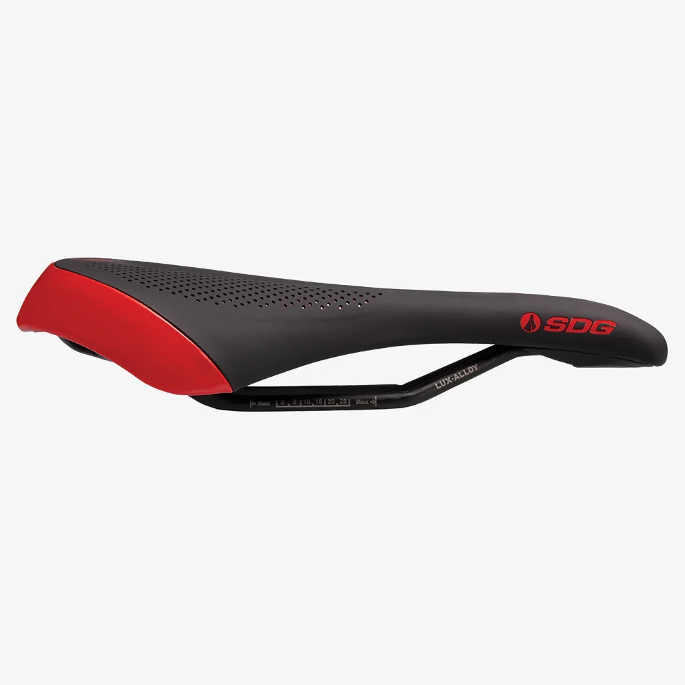 Siodełko damskie SDG ALLURE V2 Lux-Alloy Rails Black/Red