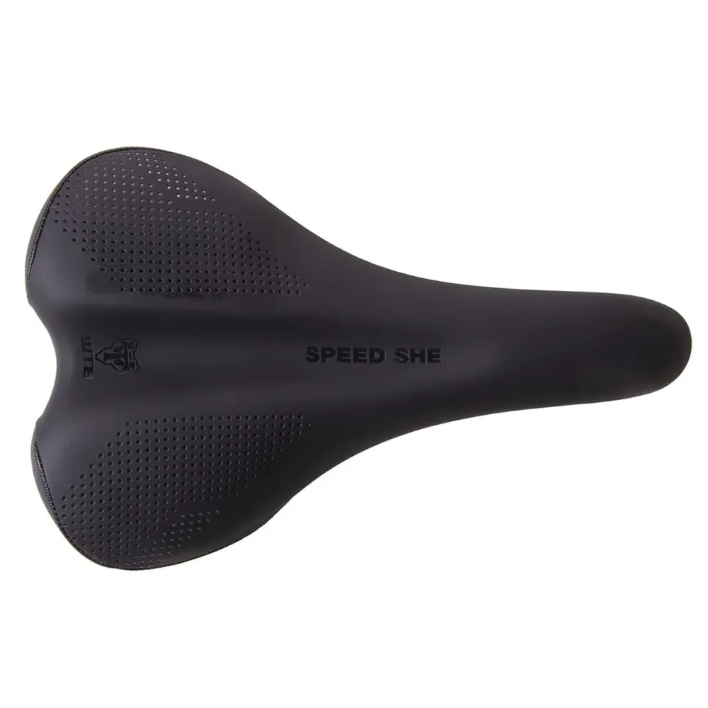 Siodełko damskie WTB SPEED SHE z szerokimi szynami CrMo 150 mm