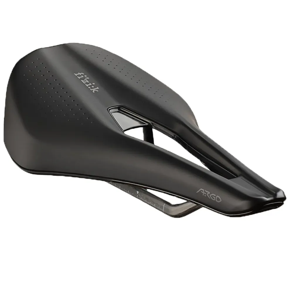 Siodełko FIZIK TEMPO ARGO R1 160 mm szyny karbonowe czarne