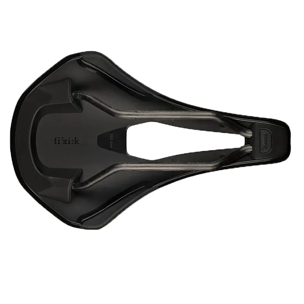 Siodełko FIZIK TEMPO ARGO R1 160 mm szyny karbonowe czarne