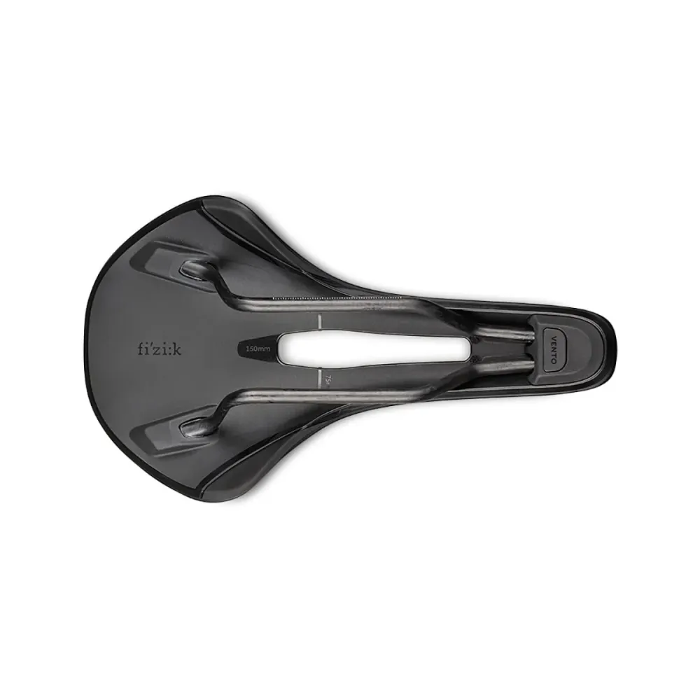 Siodełko FIZIK VENTO ANTARES R1 150mm szyny karbonowe czarne