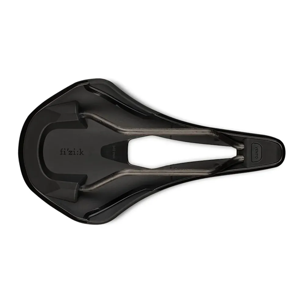 Siodełko FIZIK VENTO ARGO R1 140 mm szyny karbonowe czarne