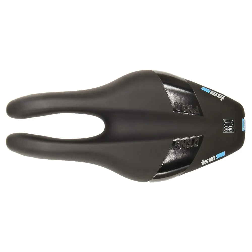 Siodełko ISM PN 3.0 120 mm z szynami ze stali nierdzewnej, czarne