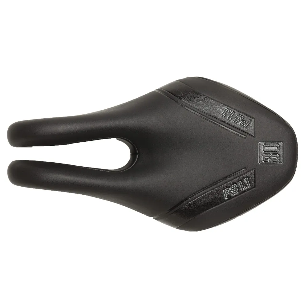 Siodełko ISM PS 1.1 130 mm, szyny chromoly, czarne