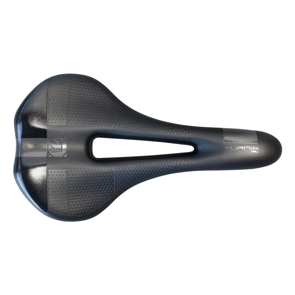 Siodełko PRO TURNIX GEL 142 mm Szyny ze stali nierdzewnej Czarne