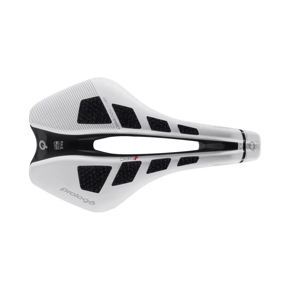 Siodełko PROLOGO DIMENSION CPC Tirox szerokość szyny 143mm białe