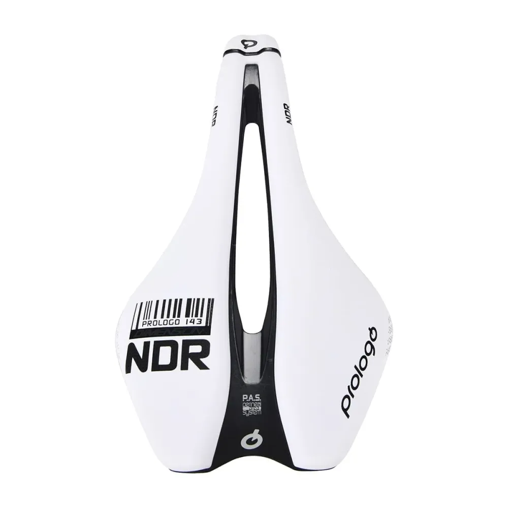 Siodełko PROLOGO DIMENSION NDR Carbon Szerokość szyny 143 mm Białe