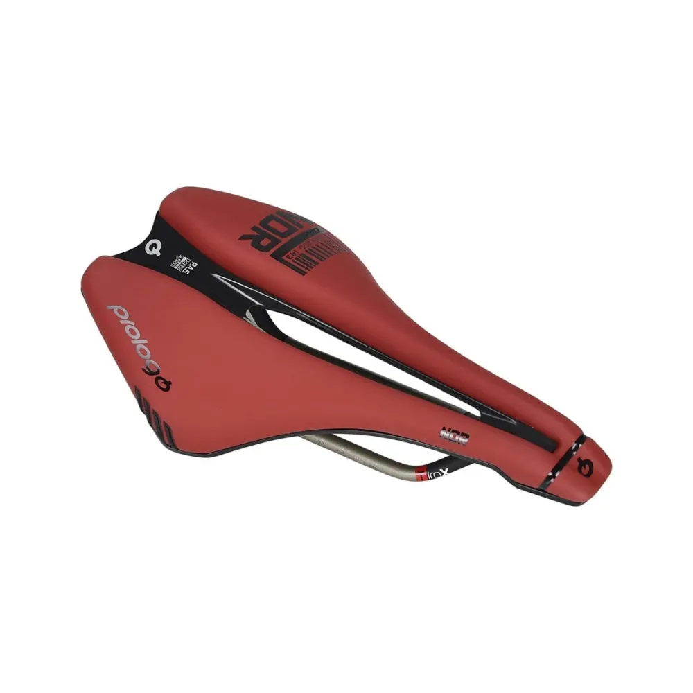 Siodełko PROLOGO DIMENSION NDR Natural Color Rails TiroX Red