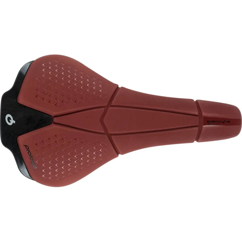 Siodełko PROLOGO SCRATCH M5 z szynami Tirox o szerokości 140 mm, czerwone