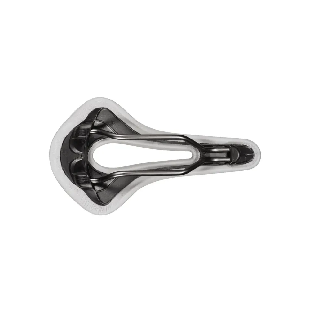 Siodełko SAN MARCO ALLROAD SUPERCONFORT OPEN-FIT RACING L3 Szerokość 146 mm Stalowe szyny Xsilite Szary/Biały