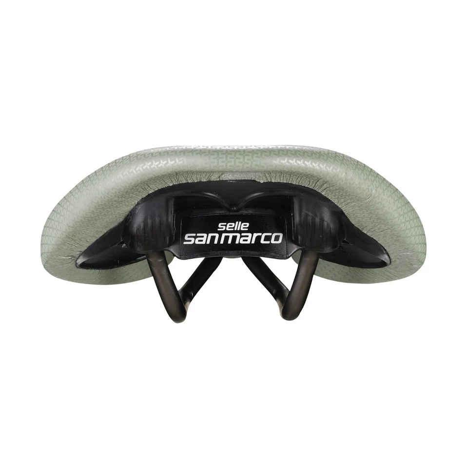 Siodełko SAN MARCO ALLROAD SUPERCONFORT OPEN-FIT RACING L3 Szerokość 146 mm Stalowe szyny Xsilite Sage Green