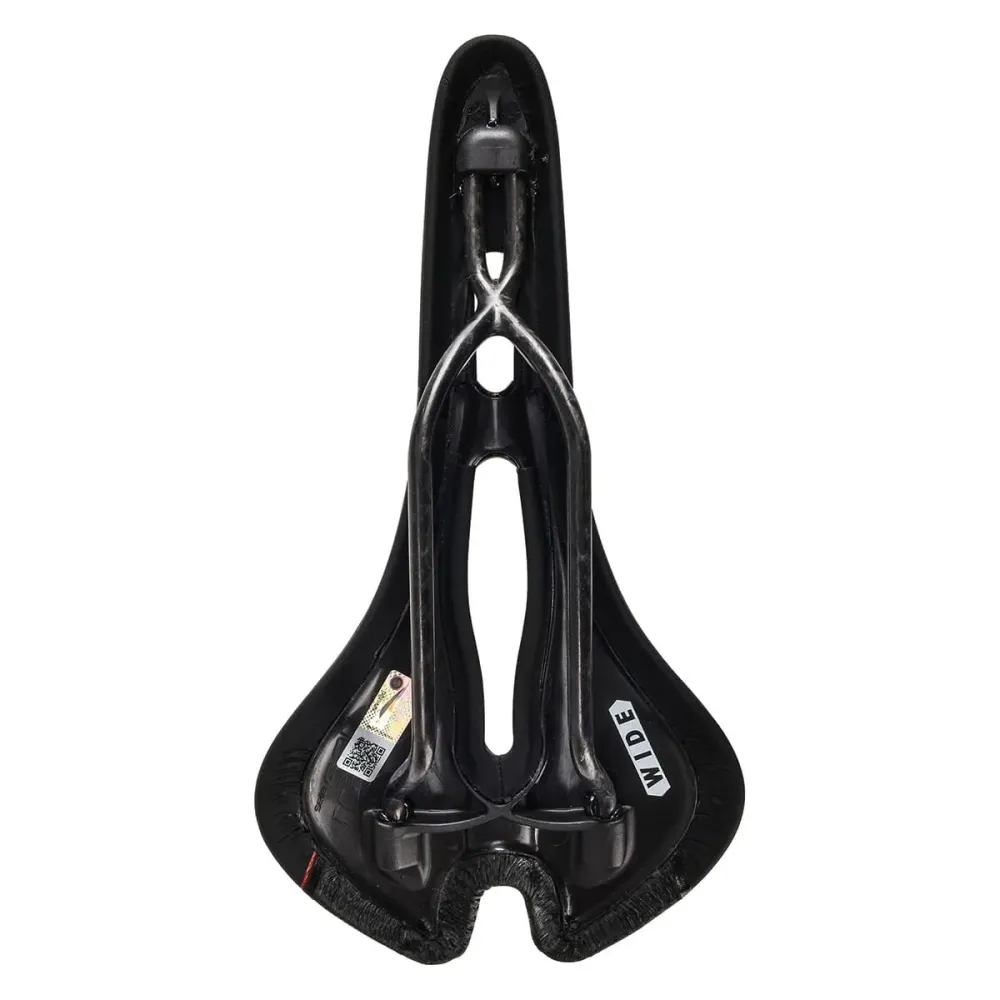 Siodełko SAN MARCO ASPIDE CARBON FX OPEN FIT WIDE Carbon Rails Black