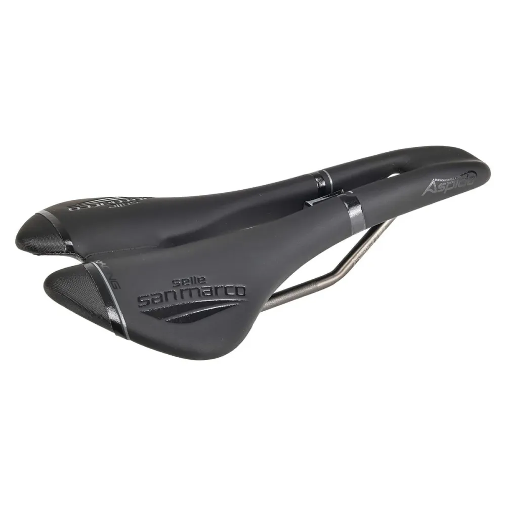 Siodełko SAN MARCO ASPIDE RACING OPEN FIT WIDE Rails Xsilite