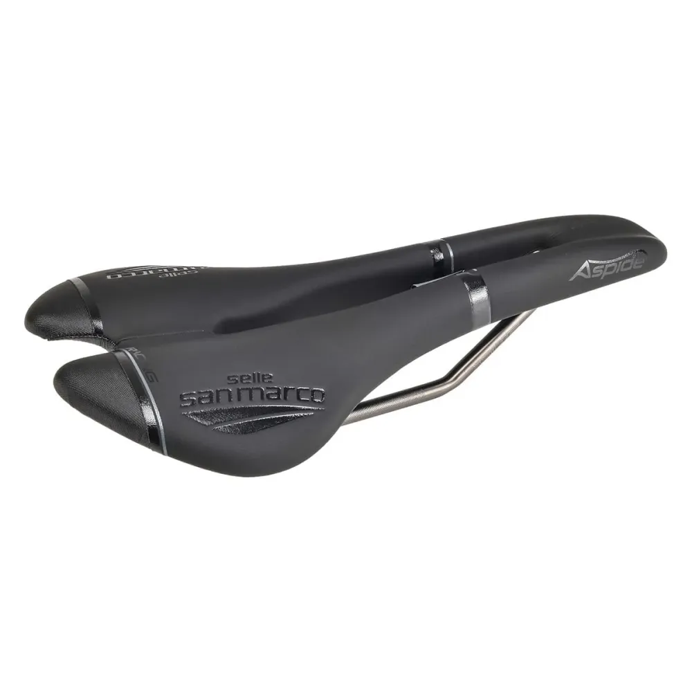 Siodełko SAN MARCO ASPIDE RACING OPEN FIT NARROW Rails Xsilite czarne