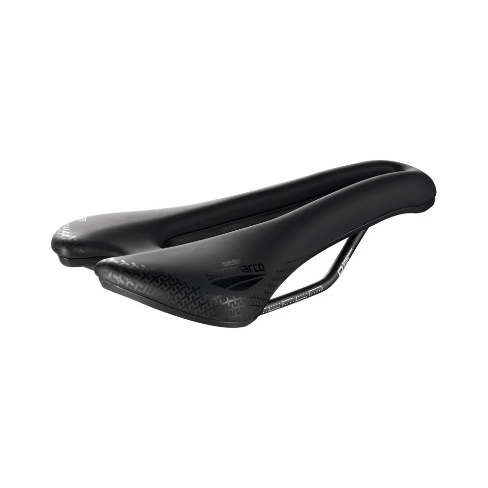 Siodełko SAN MARCO ASPIDE SHORT COMFORT OPEN-FIT DYNAMIC S3 Szerokość 144 mm Szyny Manganowe