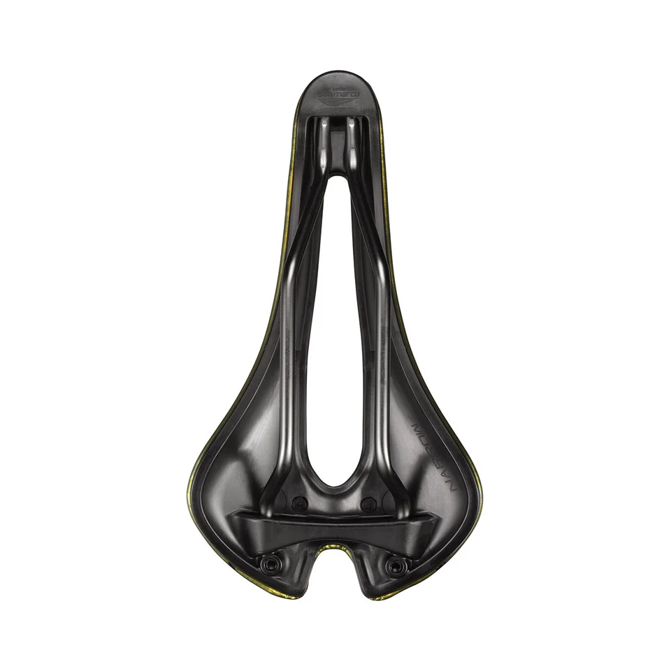 Siodełko SAN MARCO ASPIDE SHORT OPEN-FIT RACING L3 Szerokość 155 mm Stalowe szyny Xsilite Gold