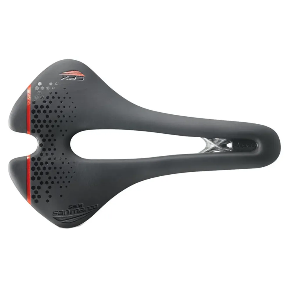 Siodełko SAN MARCO ASPIDE SHORT OPEN-FIT CARBON FX WIDE Szyny karbonowe