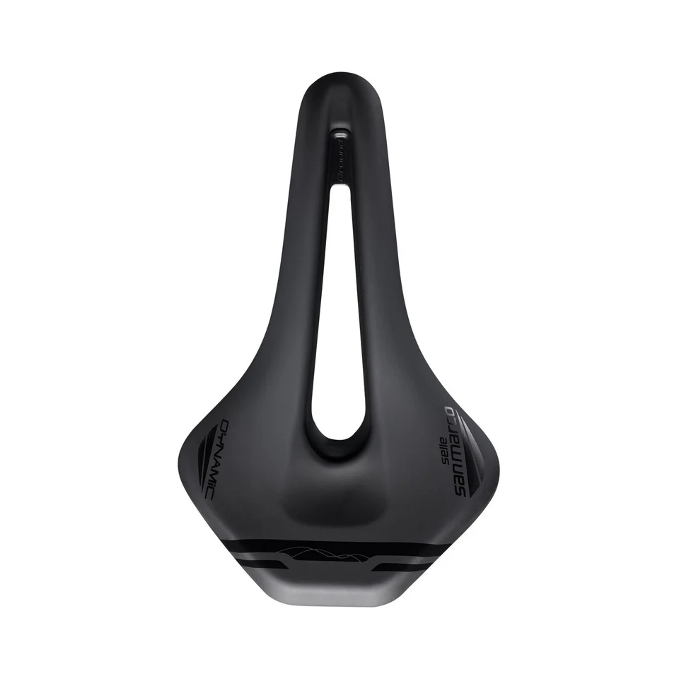 Siodełko SAN MARCO GROUND SHORT OPEN-FIT DYNAMIC 155 mm czarne