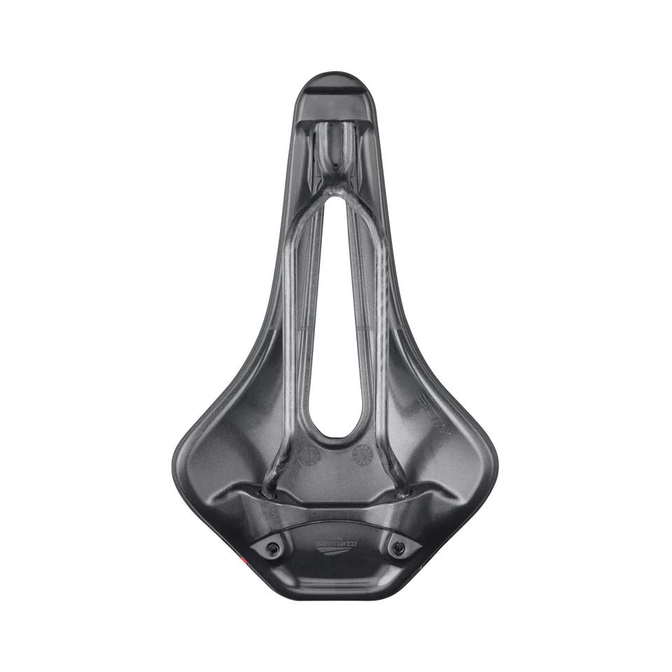 Siodełko SAN MARCO GROUND SHORT OPEN-FIT CARBON FX 155 mm czarne