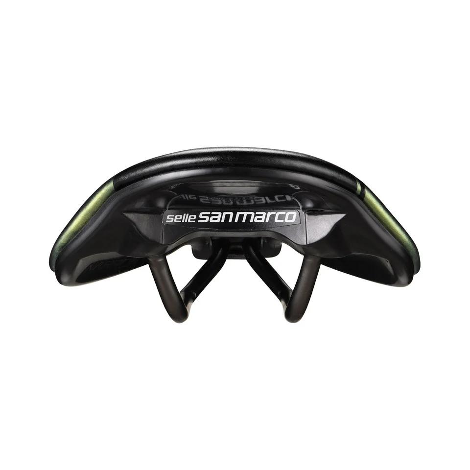 Siodełko SAN MARCO SHORTFIT 2.0 OPEN-FIT RACING L3 Szerokość 155 mm Stalowe szyny Xsilite Gold