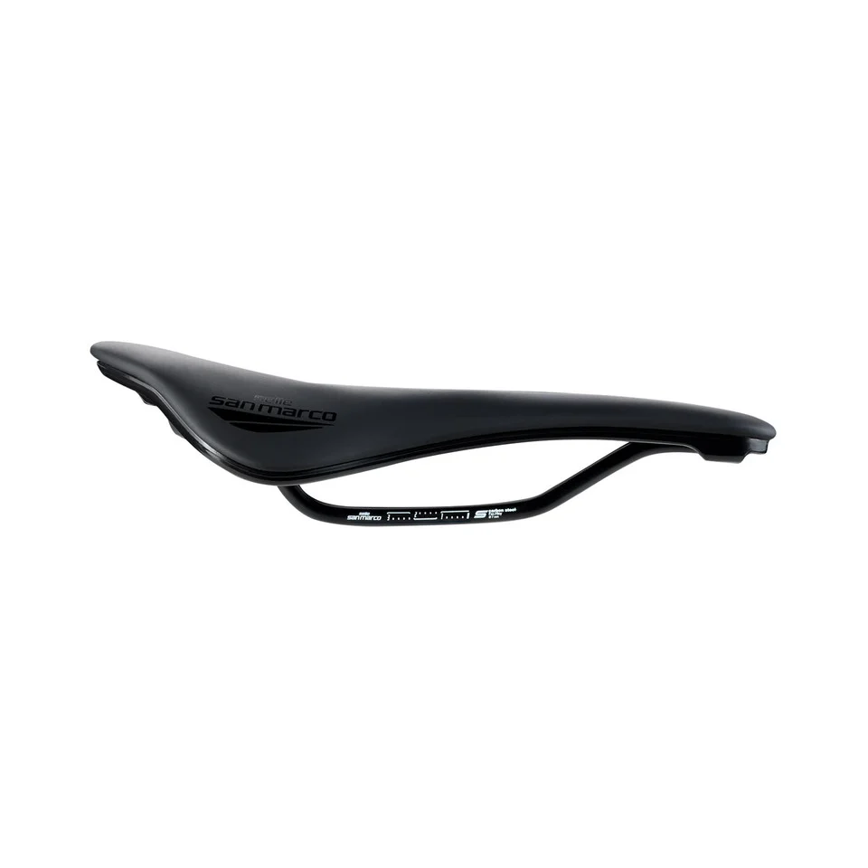 Siodełko SAN MARCO SHORTFIT 2.0 OPEN-FIT SPORT S3 z kompozytowymi szynami o szerokości 140 mm