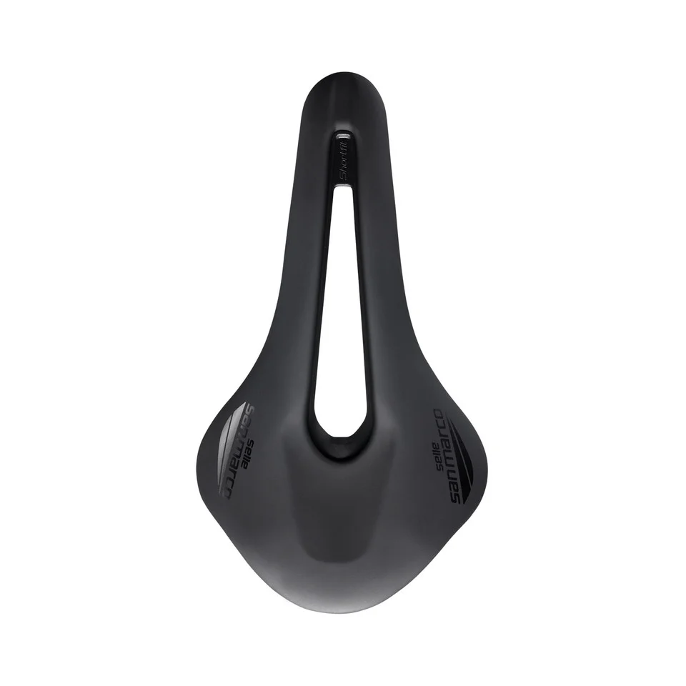Siodełko SAN MARCO SHORTFIT 2.0 OPEN-FIT SPORT S3 z kompozytowymi szynami o szerokości 140 mm