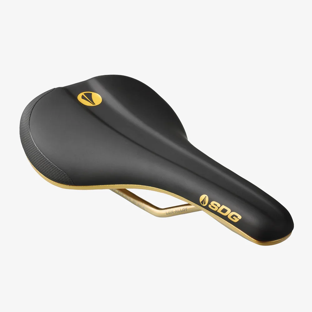 Siodełko SDG BEL-AIR V3 Galactic Rails Lux-Alloy Black/Gold