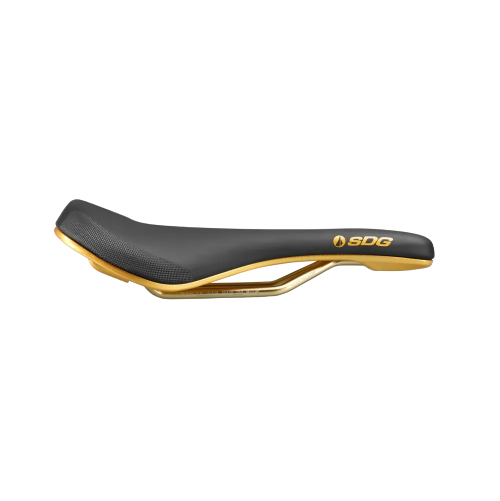 Siodełko SDG BEL-AIR V3 MAX Galactic Rails Lux-Alloy Black/Gold
