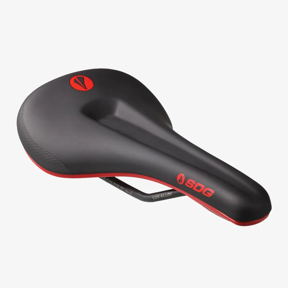 Siodełko SDG BEL-AIR V3 MAX Lux-Alloy Rails Black/Red