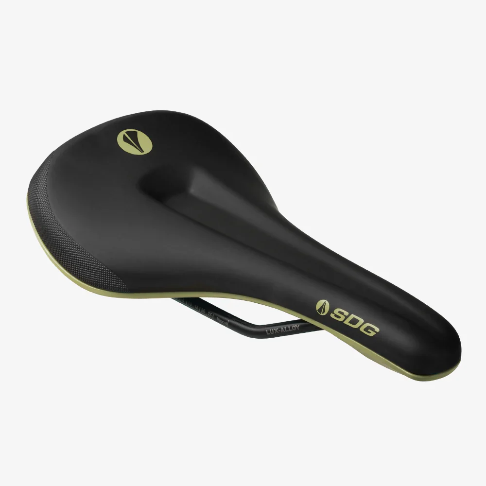 Siodełko SDG BEL-AIR V3 MAX Lux-Alloy Rails Black/Green