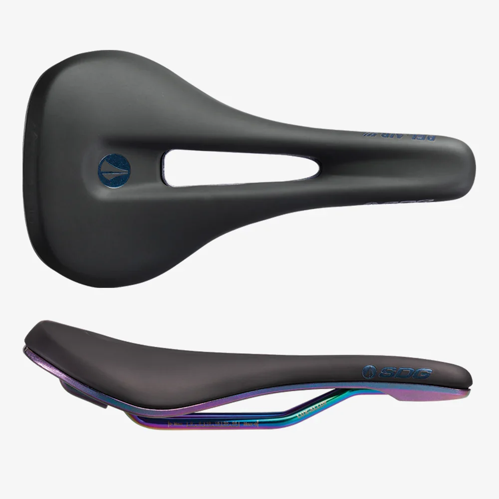 Siodełko SDG BEL-AIR V3 OVERLAND Rails Lux-Alloy Black/Oil Slick