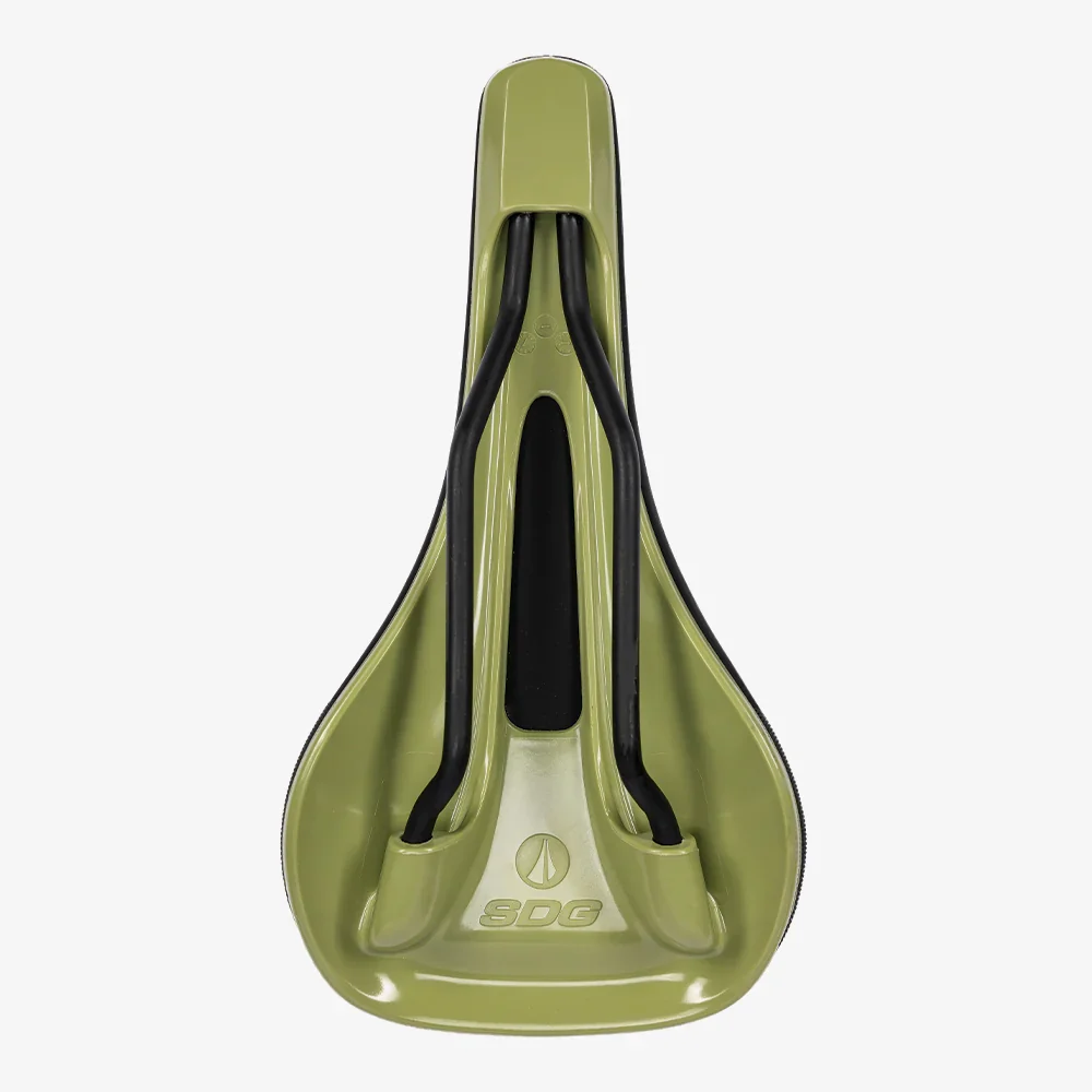 Siodełko SDG BEL-AIR V3 Rails Lux Alloy czarny/zielony