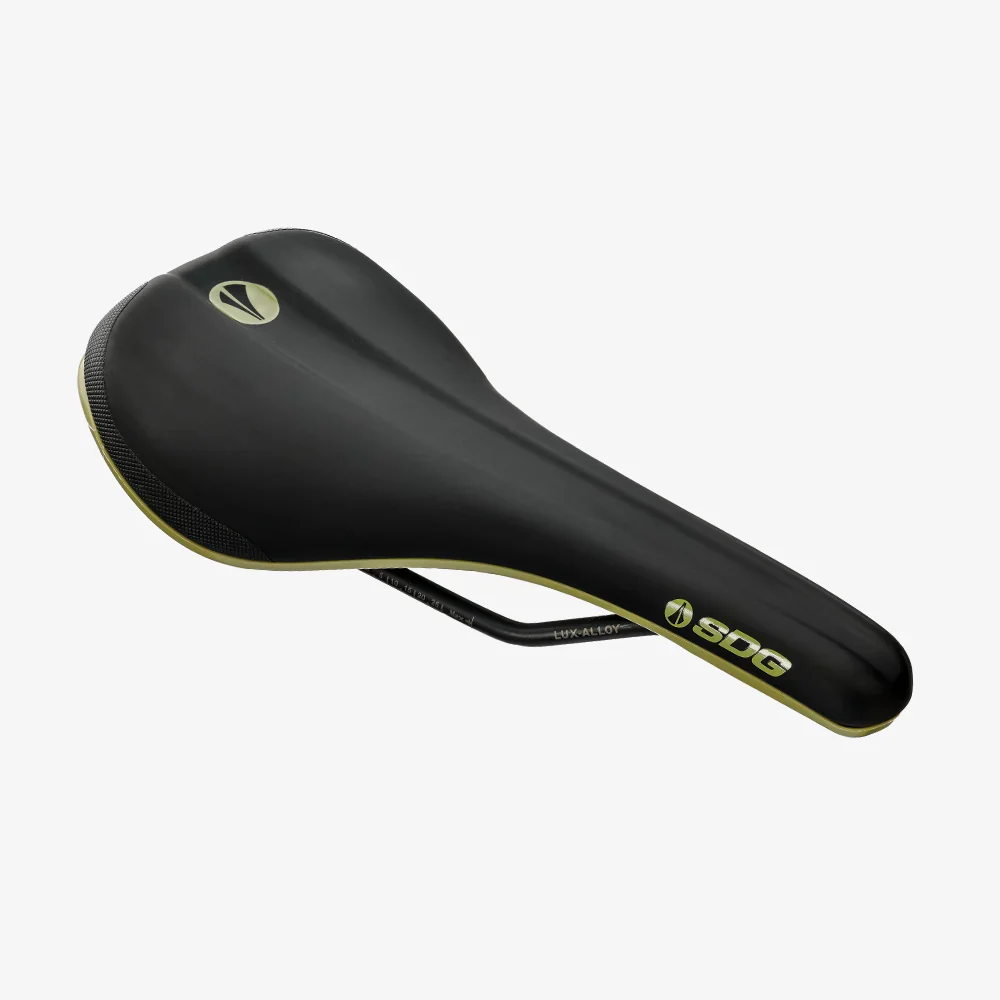 Siodełko SDG BEL-AIR V3 Rails Lux Alloy czarny/zielony