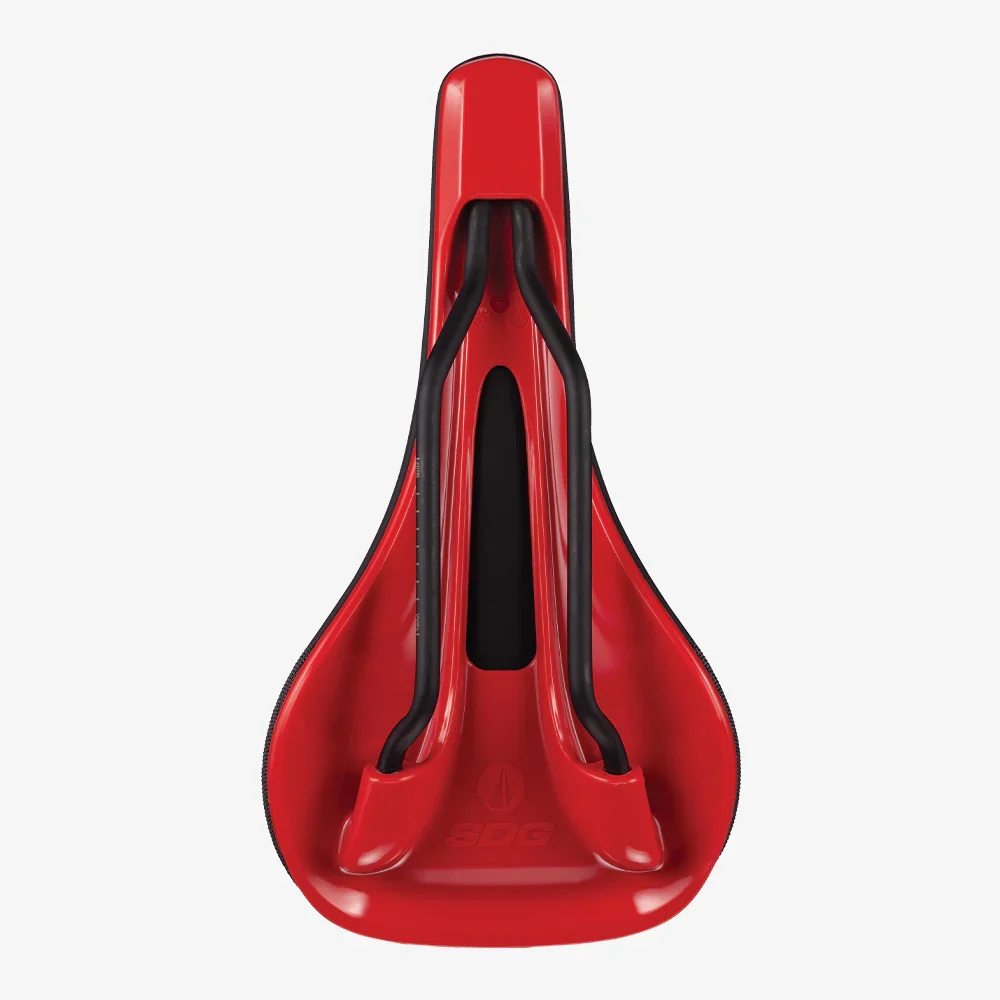 Siodełko SDG BEL-AIR V3 Rails Lux Alloy czarne/czerwone
