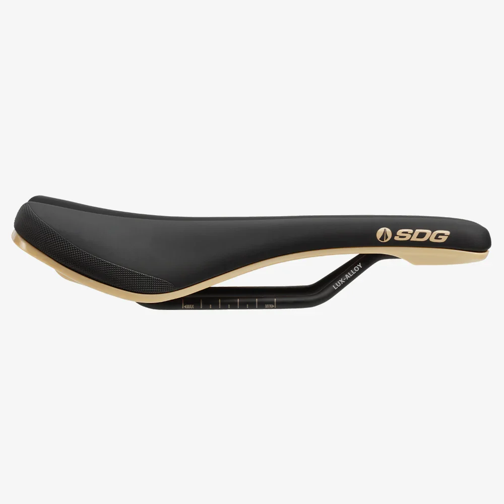 Siodełko SDG BEL-AIR V3 Rails Lux Alloy Black/Beige