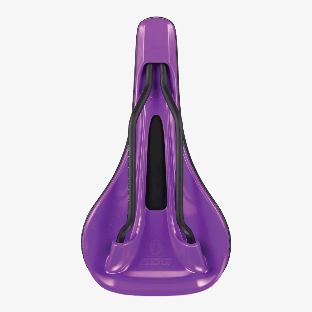 Siodełko SDG BEL-AIR V3 Rails Lux Alloy Black/Purple