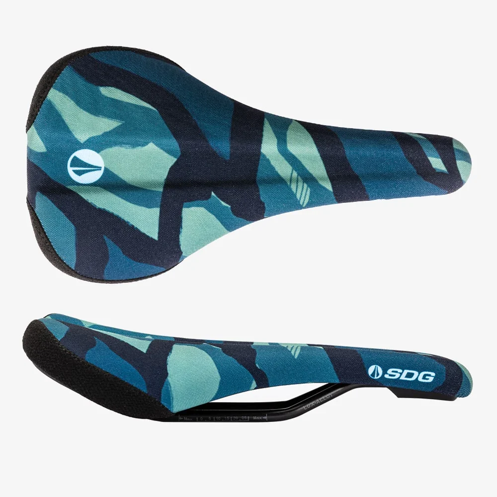 Siodełko SDG BEL-AIR V3 TERRA FIRMA Rails Lux Alloy Camo Blue