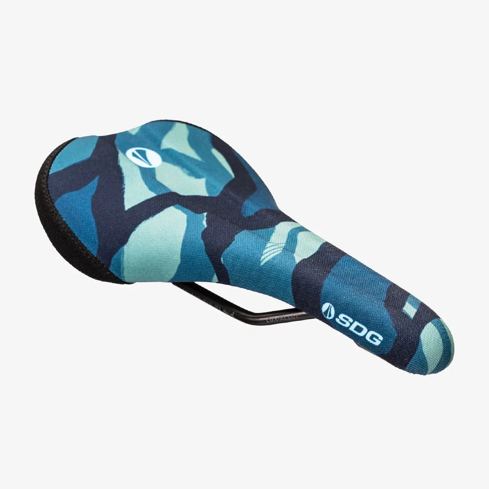 Siodełko SDG BEL-AIR V3 TERRA FIRMA Rails Lux Alloy Camo Blue