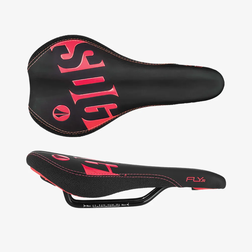 Siodełko SDG FLY Junior czarne/czerwone