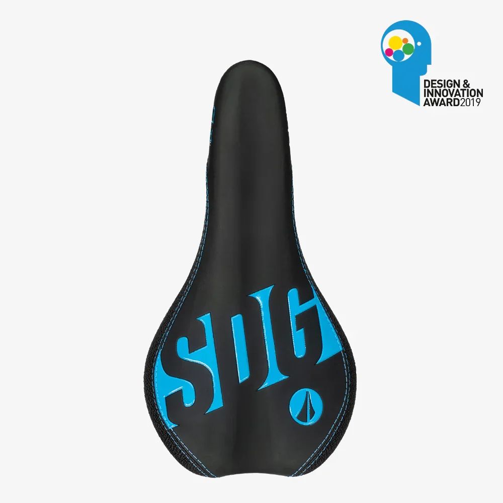 Siodełko SDG FLY Junior czarne/niebieskie