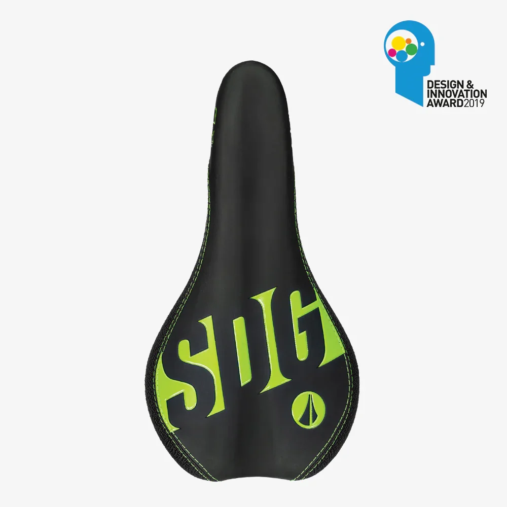 Siodełko SDG FLY Junior czarne/zielone