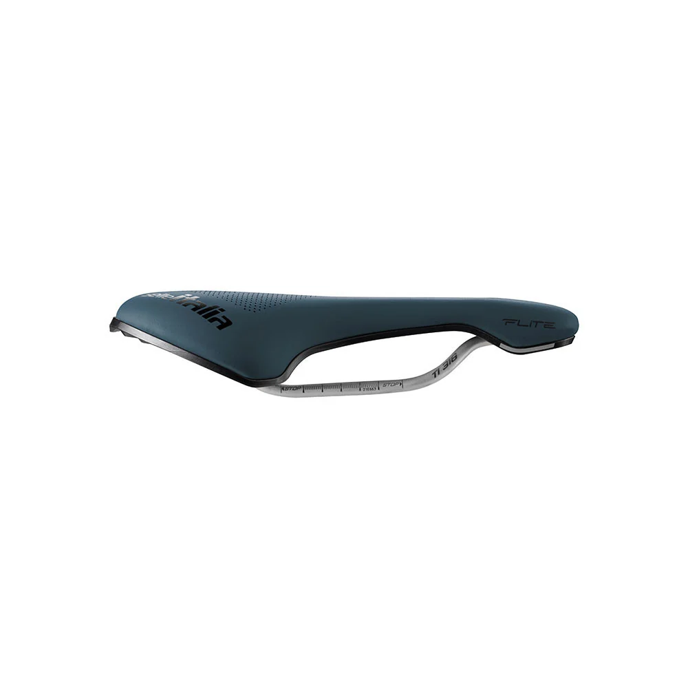 Siodełko SELLE ITALIA FLITE BOOST GRAVEL SUPERFLOW S Rails TI316 Blue