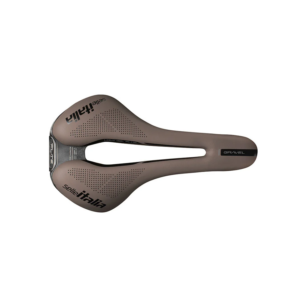 Siodełko SELLE ITALIA FLITE BOOST GRAVEL SUPERFLOW S Rails TI316 Brown