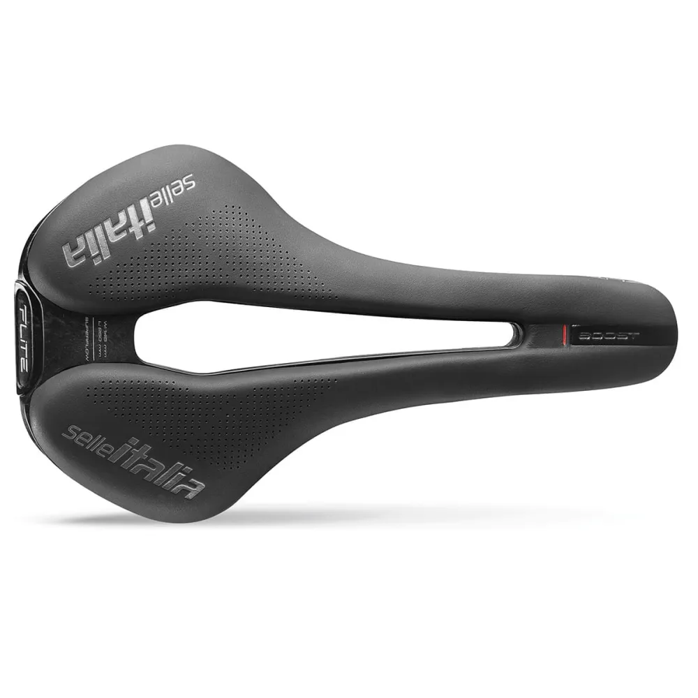 Siodełko SELLE ITALIA FLITE BOOST SUPERFLOW S Szyny Carbon Black