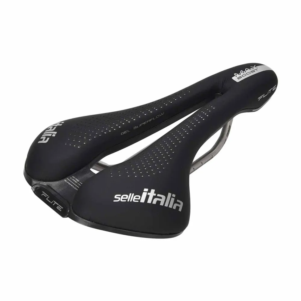 Siodełko SELLE ITALIA MAX FLITE BOOST GEL TI316 SUPERFLOW Rails TI316