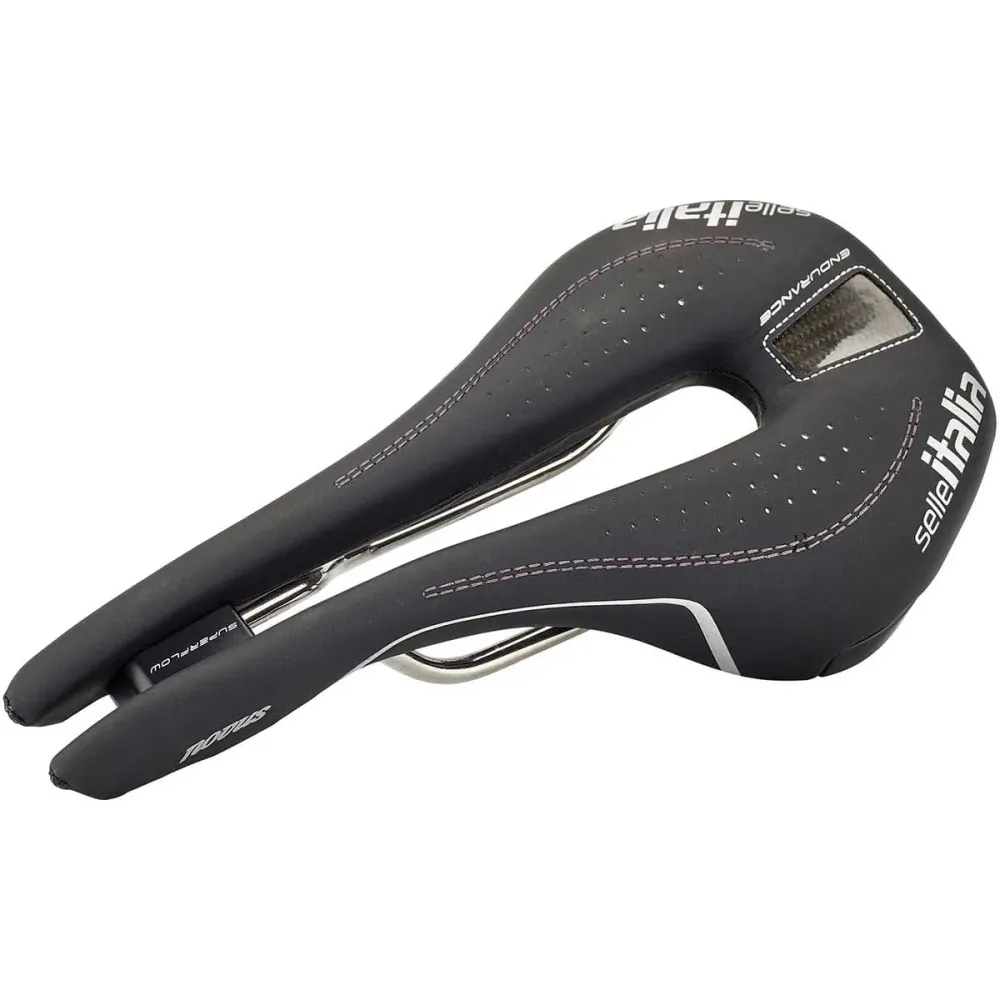 Siodełko SELLE ITALIA NOVUS Endurance TI 316 Superflow L Szyny Ti316