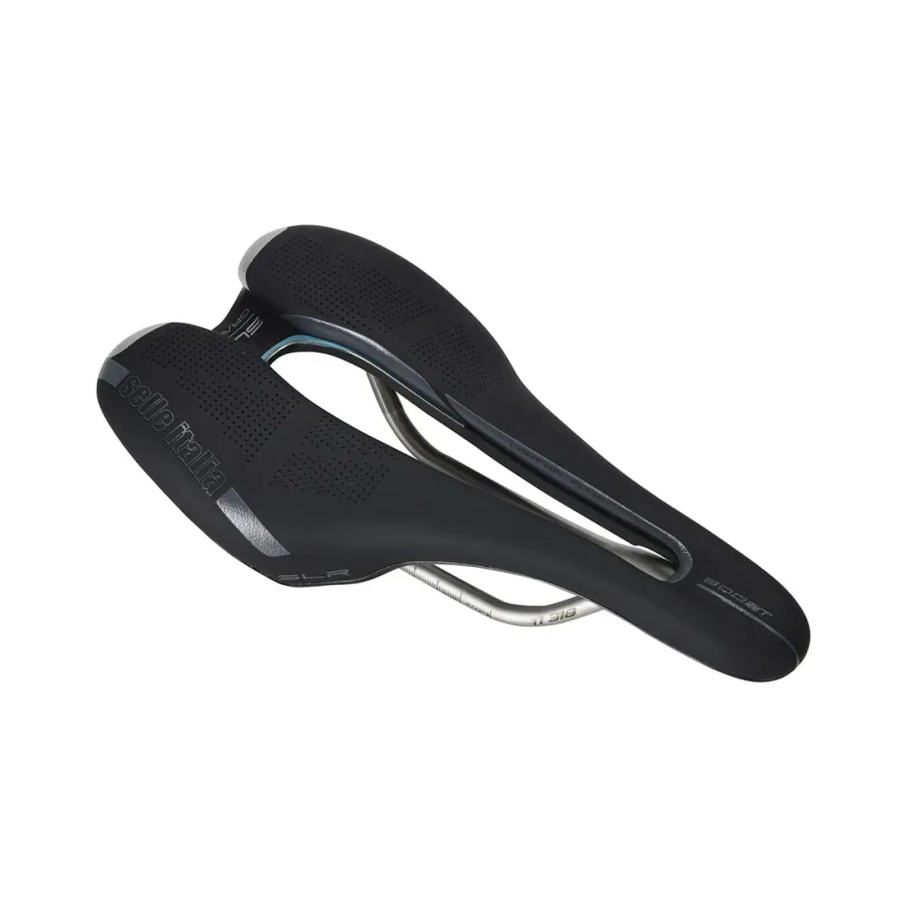 Siodełko SELLE ITALIA SLR BOOST GRAVEL SUPERFLOW S Szyny Ti316 Czarny
