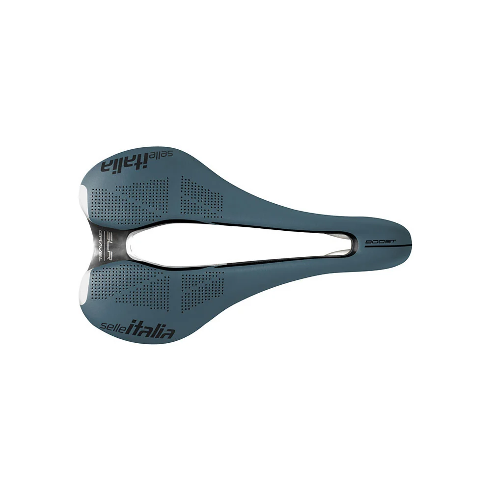Siodełko SELLE ITALIA SLR BOOST GRAVEL SUPERFLOW S Rails TI316 Blue
