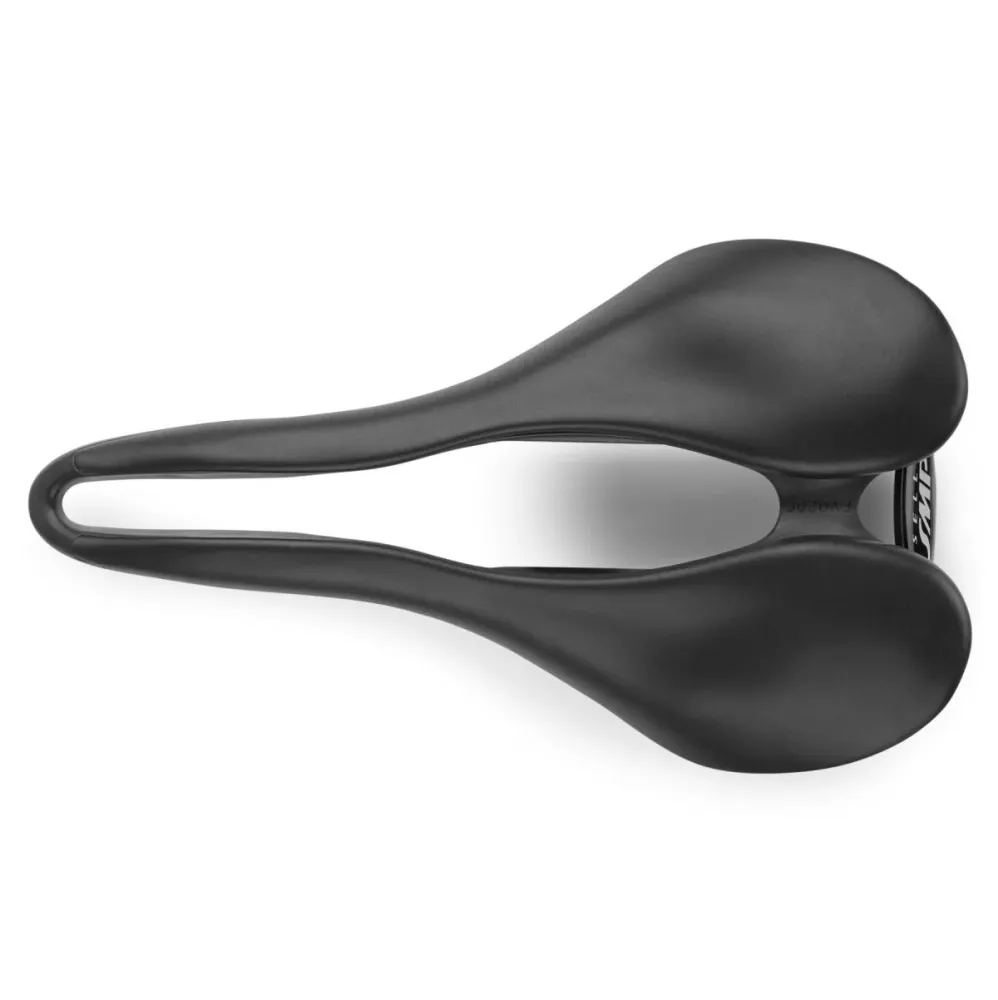 Siodełko SMP EVO20C o szerokości 140 mm z czarnymi szynami ze stali nierdzewnej